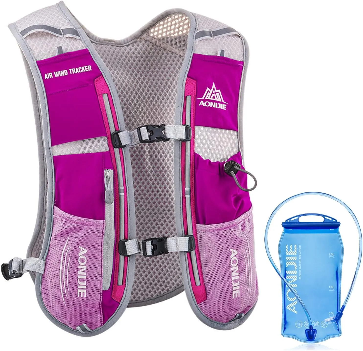TRIWONDER 5L Running Hydration Vest Pack Backpack for Women Men 5.5L Runner Trail Race Marathon Triathlon Cycling Jogging Hiking Gym
