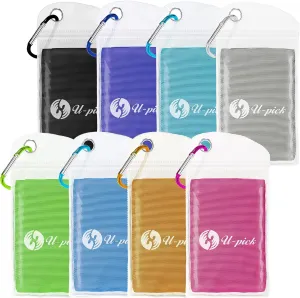 U-pick Cooling Towel(40"x12"), Breathable Cooling Towels for Neck and Face, Cool Down Sweat Rags for Hot Weather, Gym, Yoga, Softball, Baseball, Sports, Athletes, Camping 8 Packs