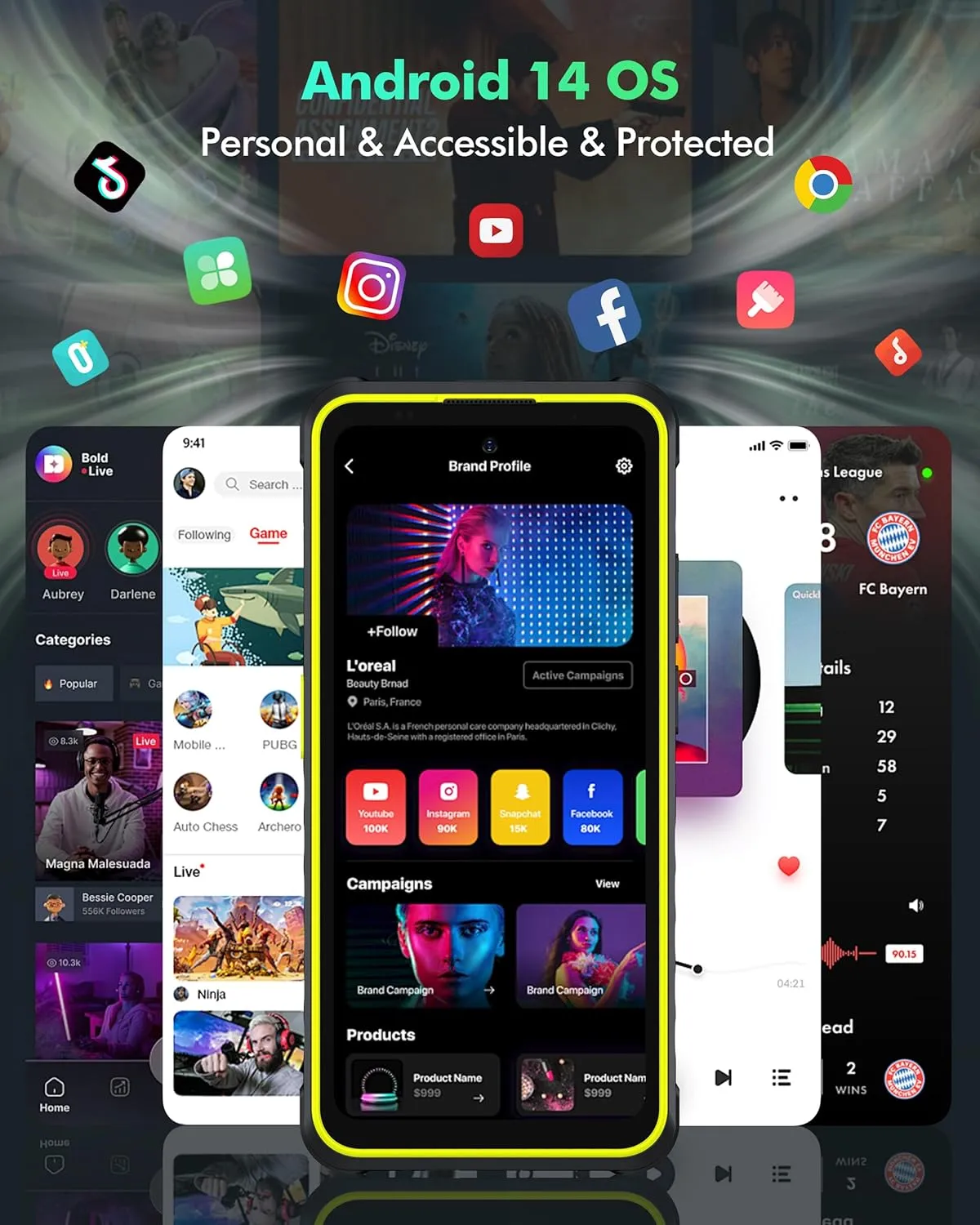 Ulefone Armor X31 Pro 5G Rugged Phone, MTK Dimensity 6300 5G, 16GB 256GB, Android 14, 6.56” 120Hz, 64MP 25MP 16MP Camera, 6050mAh, NFC/IR Blaster/GPS, Glare Flashlight, IP68/IP69K -Orange