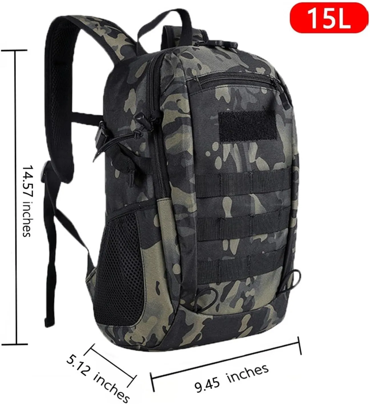 Ultralight Camping Backpack Outdoor Sports Bags Mountain Pocket Hiking Rucksack Daypack Traveling Cotton Canvas Bag(D)