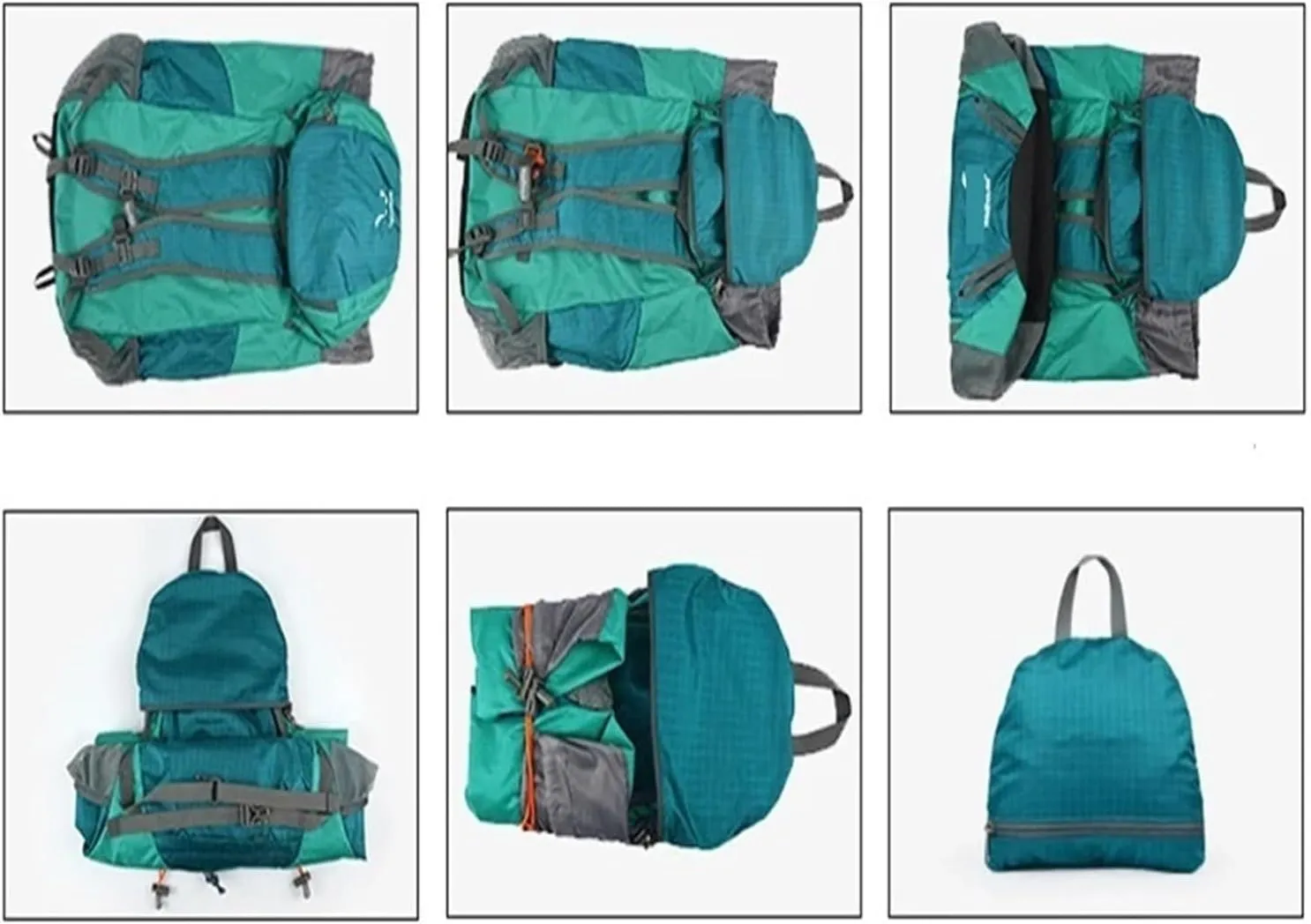 Ultralight Camping Backpack Outdoor Sports Bags Mountain Pocket Hiking Rucksack Daypack Traveling Cotton Canvas Bag(Foldable Purple)