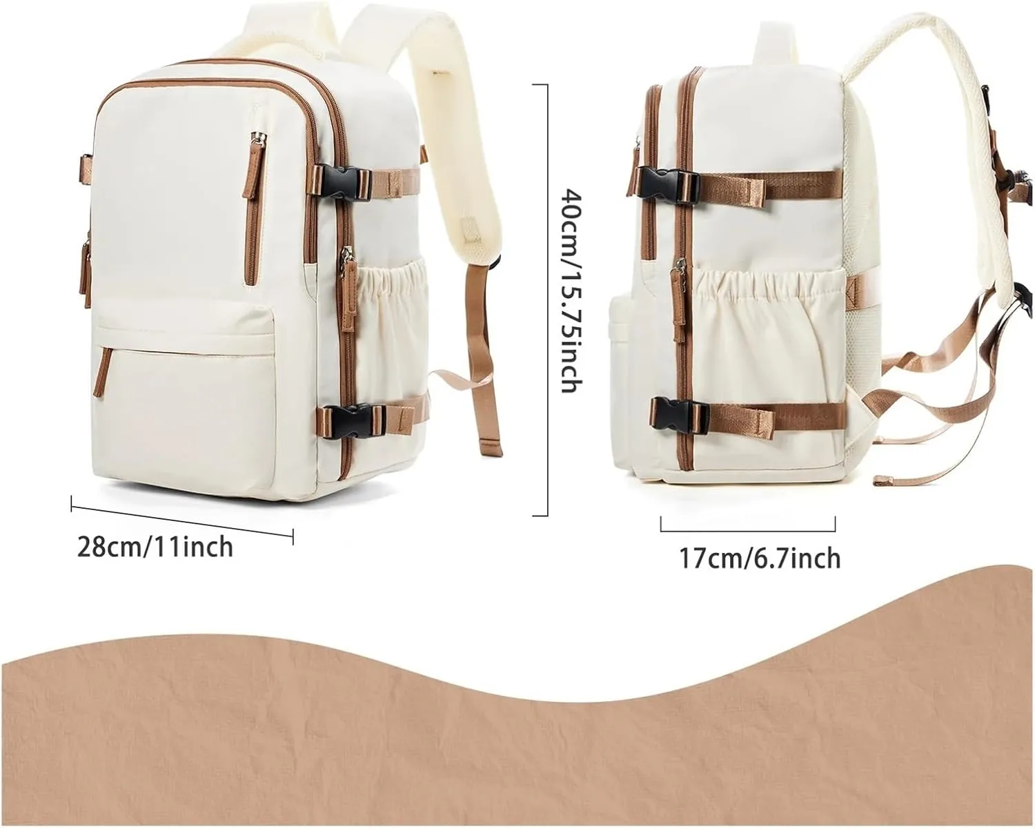 Ultralight Camping Backpack Outdoor Sports Bags Mountain Pocket Hiking Rucksack Daypack Traveling Cotton Canvas Bag(Green)