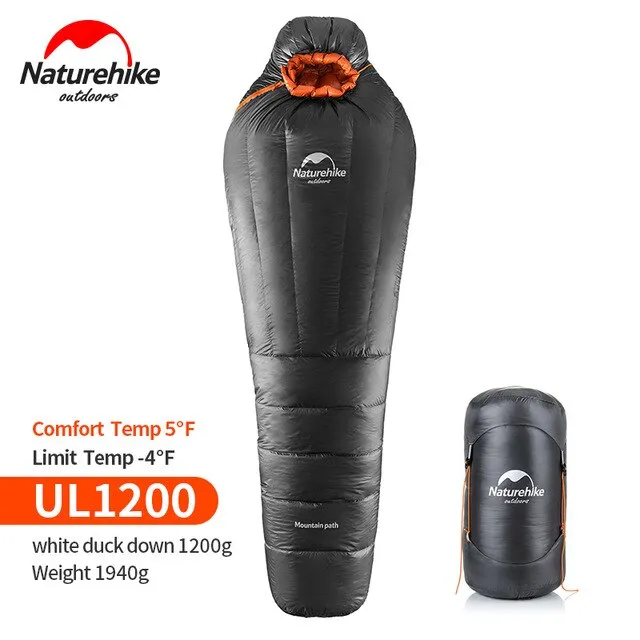 Ultralight Outdoor NatureHike Sleeping Sleep Camping Down Warm Camping High-security Goose Bags Bag Mummy Bag Equipment Sleeping Winter Sophisticated