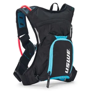 USWE MTB Hydro 3 Elite Hydration Pack - Black - Blue Horizon  - 3L Pack - 2.0L Bladder