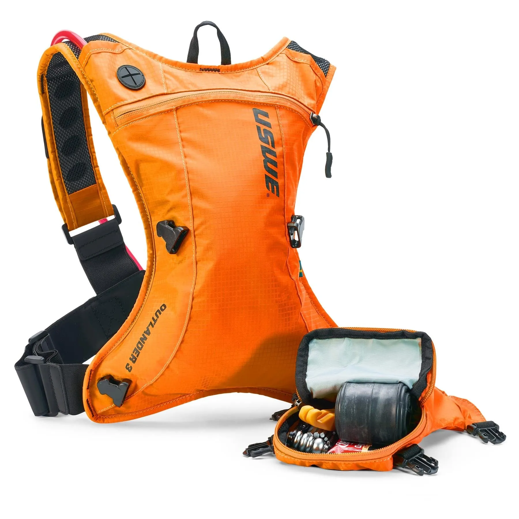 USWE Outlander 3L Hydration System Backpack - Factory Orange