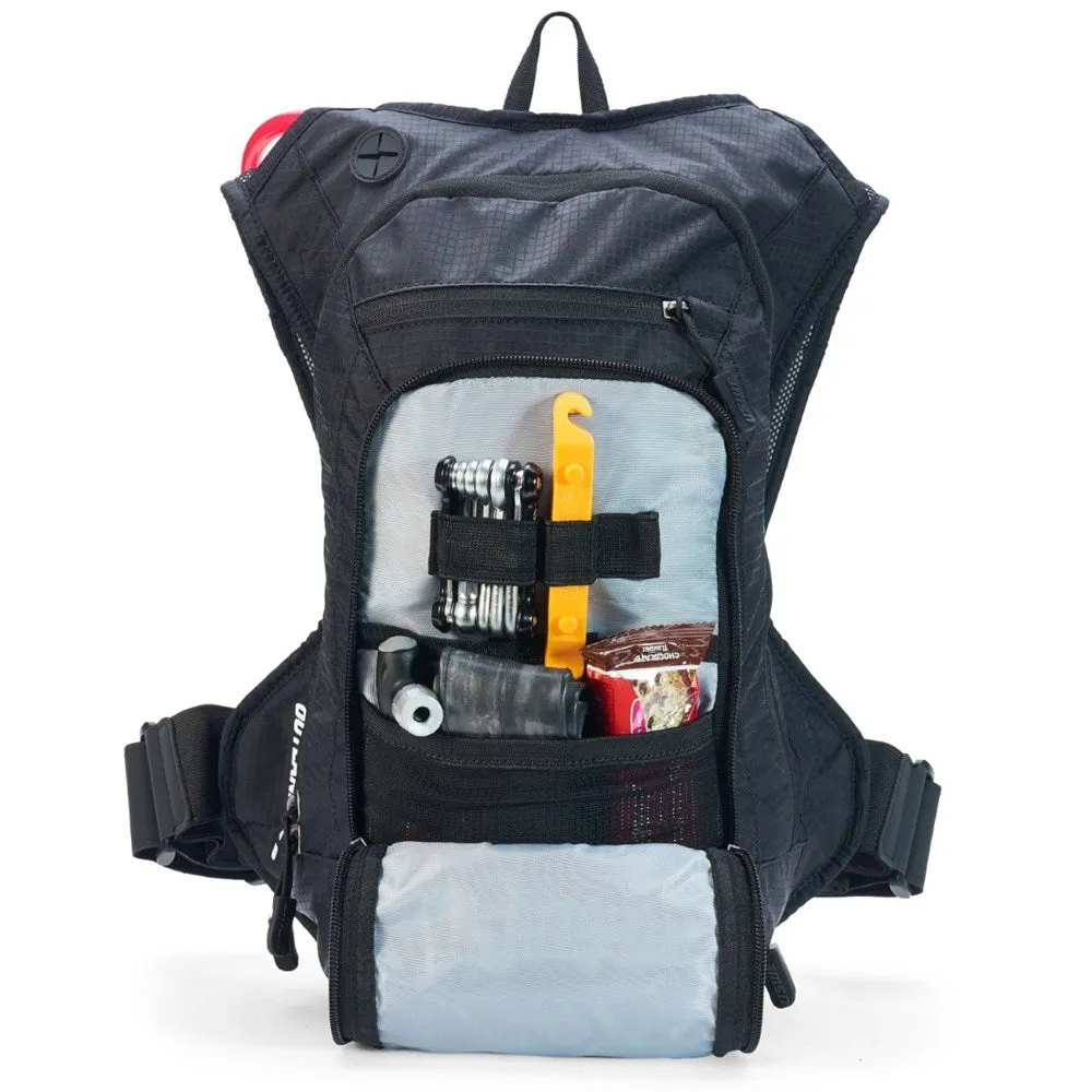 USWE Outlander 9L Hydration Pack - 9L Pack - 3L Bladder - Carbon Black
