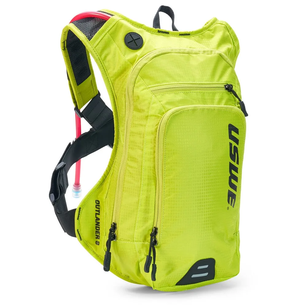 USWE Outlander Series Hydratation Backpack - 9L - Crazy Yellow V-2091002