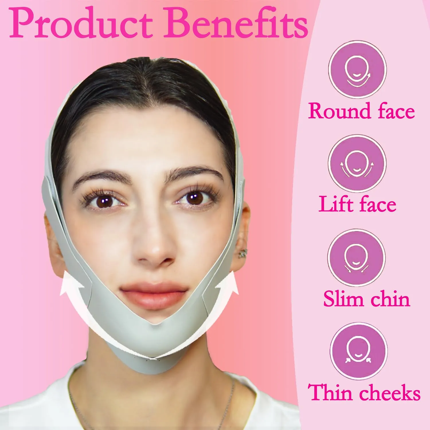 V Line Lifting Mask Chin Strap for Sleeping, Face Lifting Strap, Chin Strap, Chin Lifting Mask, Jawline Shaper, Jaw Strap, Double Chin Reducer, Face Lift Tape & Snoring Solution (Green)