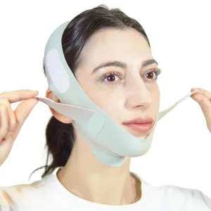 V Line Lifting Mask Chin Strap for Sleeping, Face Lifting Strap, Chin Strap, Chin Lifting Mask, Jawline Shaper, Jaw Strap, Double Chin Reducer, Face Lift Tape & Snoring Solution (Green)