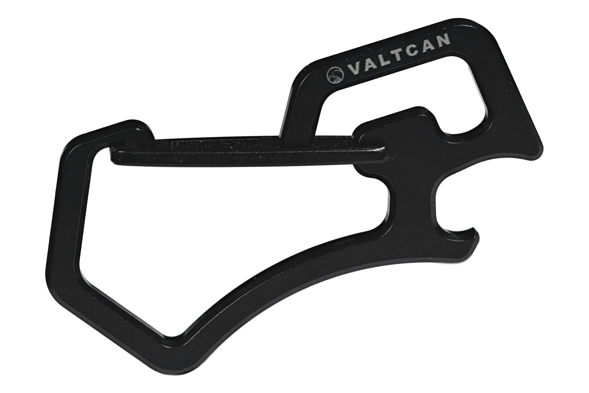 Valtcan Titanium Carabiner with Bottle Opener Space Black 14g