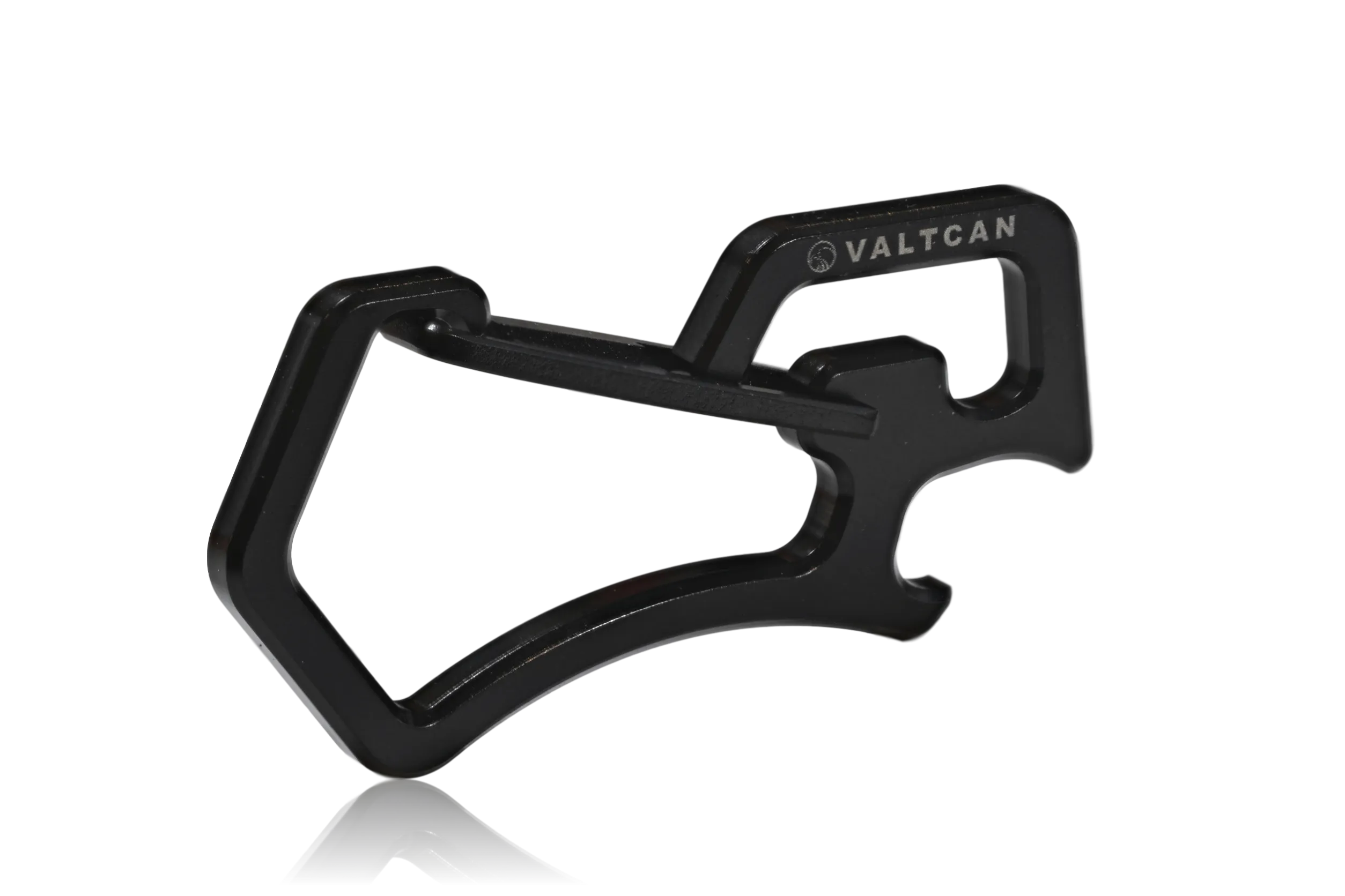 Valtcan Titanium Carabiner with Bottle Opener Space Black 14g