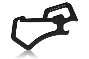 Valtcan Titanium Carabiner with Bottle Opener Space Black 14g