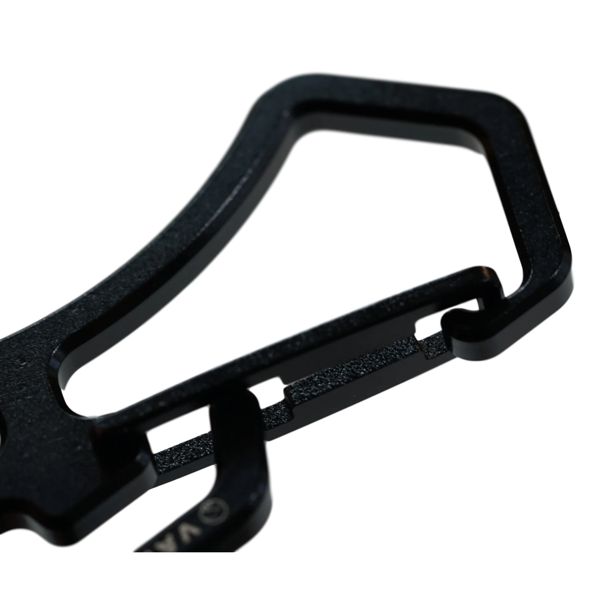 Valtcan Titanium Carabiner with Bottle Opener Space Black 14g