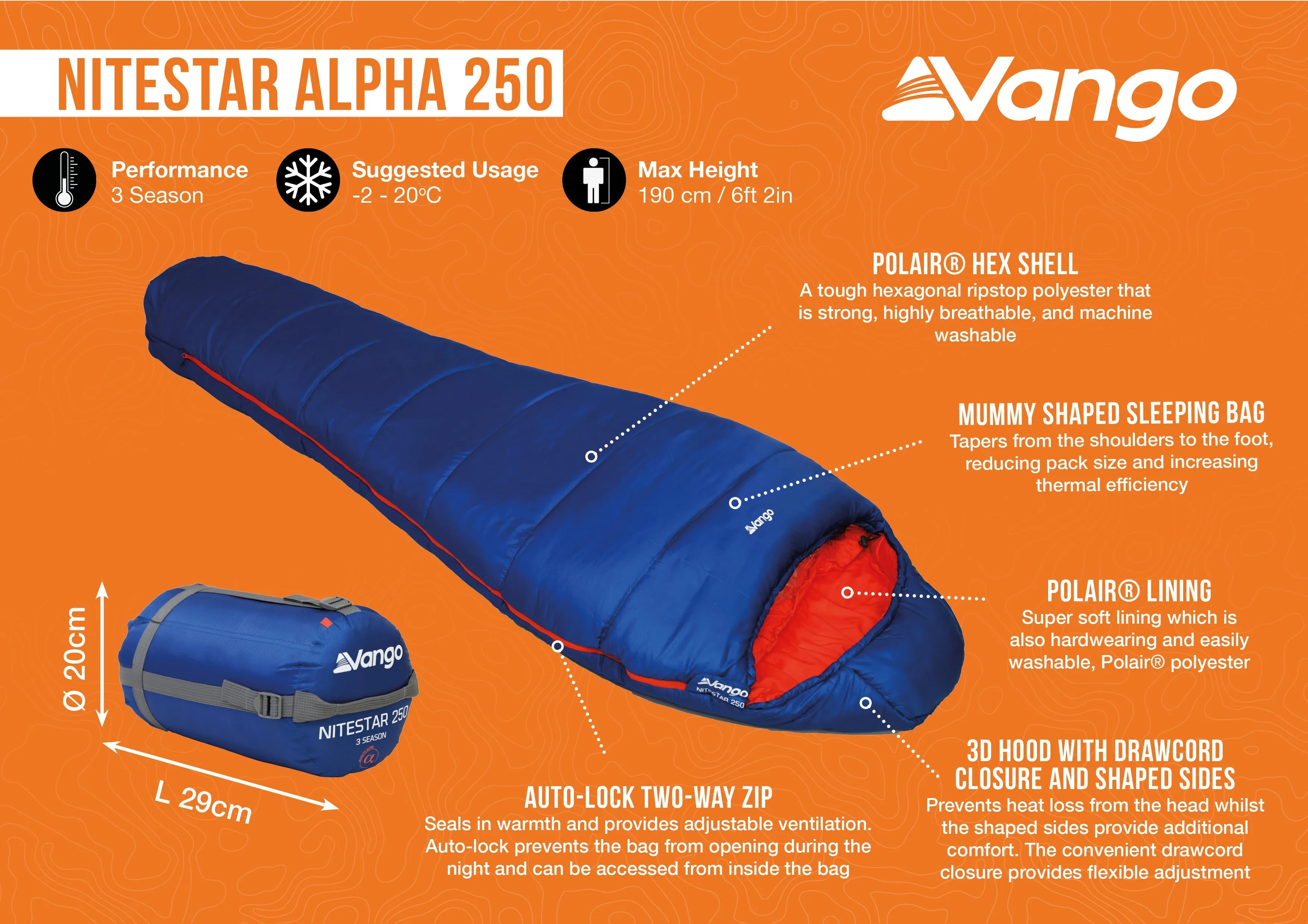 Vango Sleeping Bag Hire