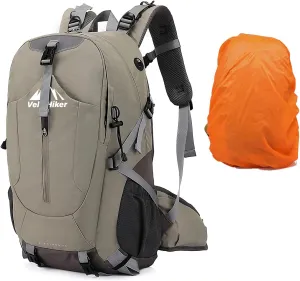 Vellyhiker 40L Hiking Backpack for Outdoor Camping Travel Backpacking Cycling Daypack Ultralight Backpack for Adults Outdoor Camping Travel Daypack Carrying System
