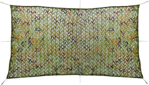 vidaXL 4.9'x9.8' Camouflage Net with Storage Bag – Green Camo Oxford Polyester Material – Waterproof, Rot-Resistant – Ideal for Outdoor, Hunting, Bird Watching, Paintball – Includes Storage Bag - ...