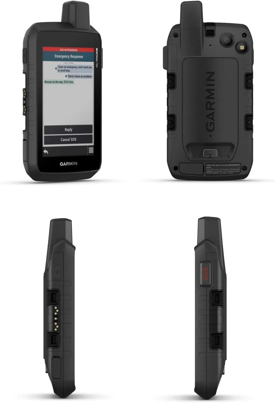 Wearable4U - Garmin Montana 750i Rugged GPS Touchscreen Navigator with inReach Technology and 8 Megapixel Camera with Included Ultimate E-Bank Bundle