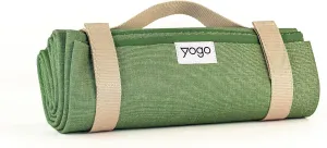 Yogo Ultralight Folding Travel Yoga Mat with Attached Straps, FSC®-Certified Plant Rubber, Sticky Grip, Non-Slip, Best Travel Yoga Mat®