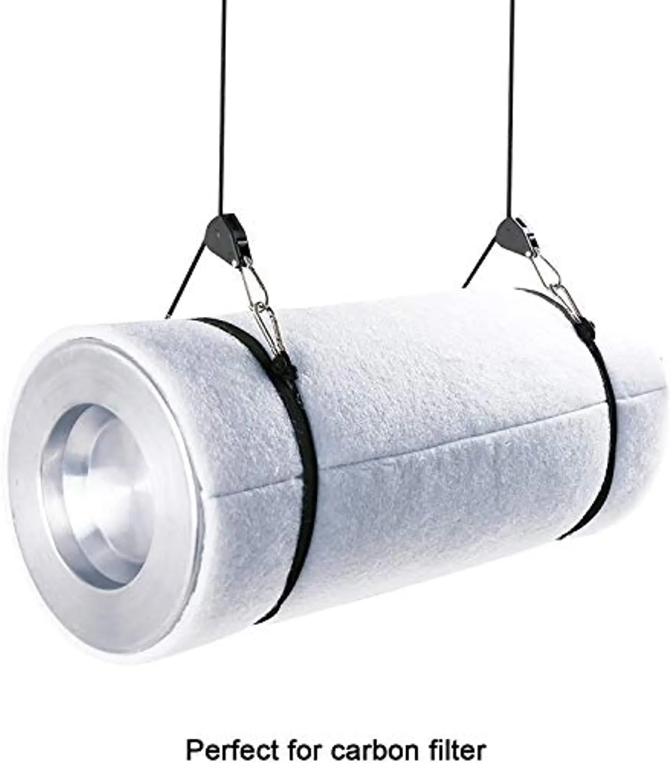 Zazzy 2 Pair of 1/8 inch Heavy Duty Adjustable Grow Light Rope Hanger for Grow Light Fixtures & Gardening, 150lb Capacity